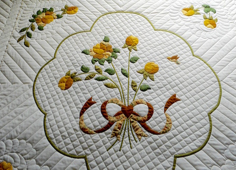 handmade Amish Quilt Amish Applique
