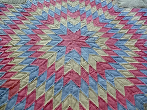 Amish quilt for Sale Lone Star Pattern
