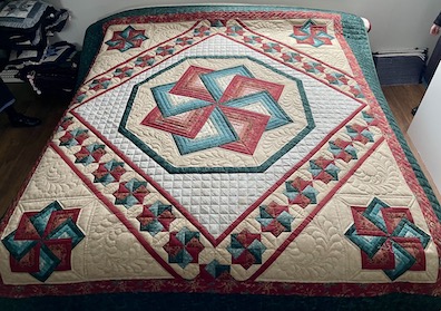 Amish quilt for sale Amish Star Spin