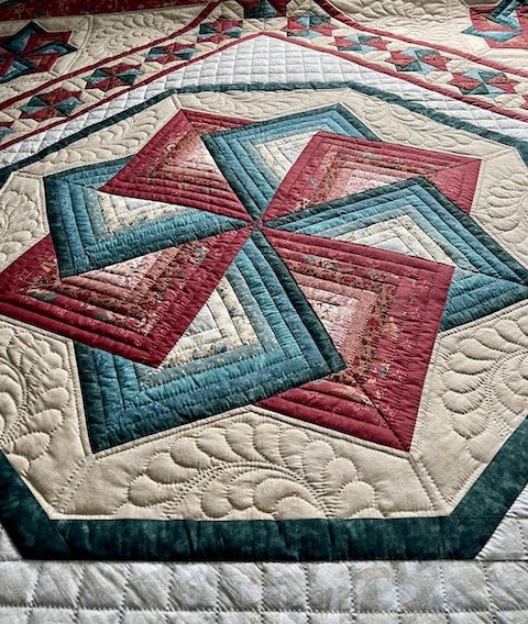 Amish Star Spin Quilt for Sale