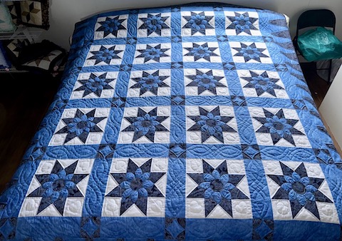 Amish quilt pattern Star Dahlia