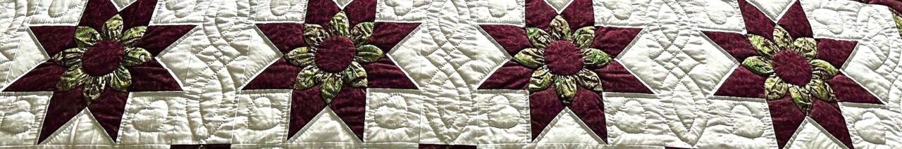 Amish Quilt for Sale Star Dahlia