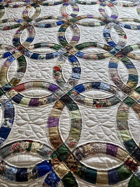 Amish quilt for sale Double Wedding Ring