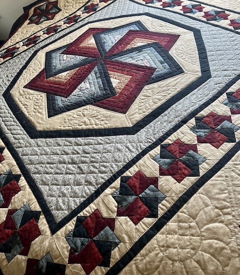 Spin Star Amish Quilts for Sale