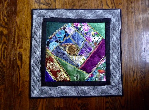 Crazy Patch Amish Quilt for Sale