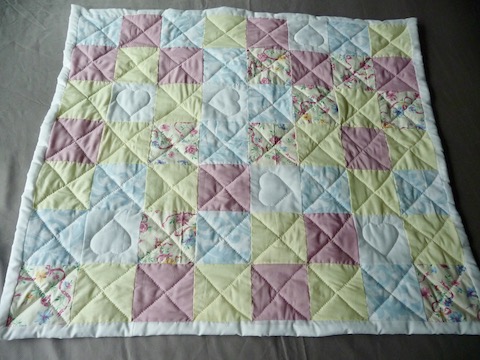 Amish Patchwork Baby Quilt