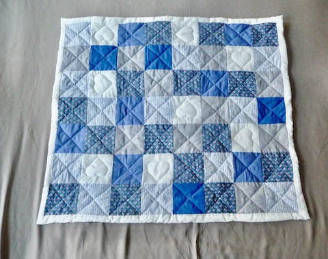 Handmade Amish Patchwork baby quilt for sale