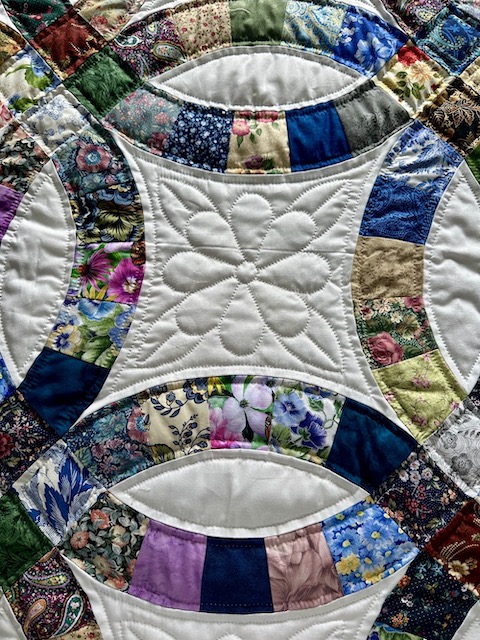 double wedding ring quilt for sale