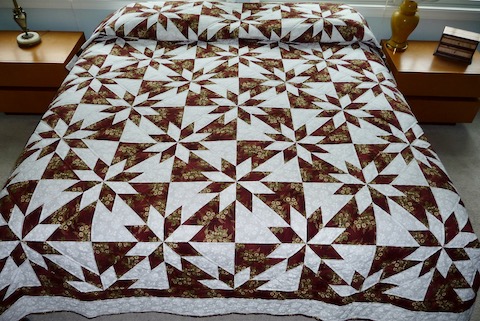 Handmade Hunters Star Amish Quilts