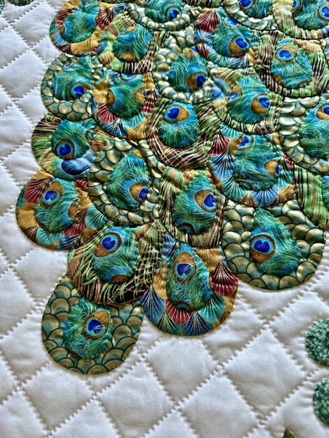 Amish quilt for sale Country Peacocks