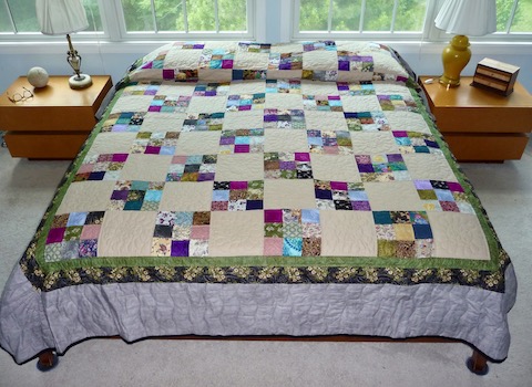 Amish 9 Patch Quilt For sale