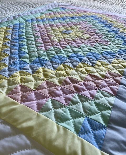 Amish Baby Quilt For Sale