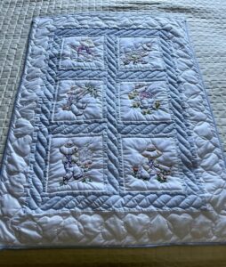 Overall Sam Amish Baby Quilt Pattern
