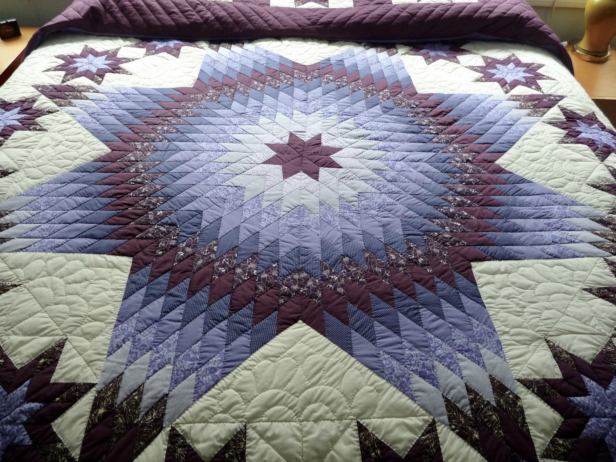 Lone Star Amish Quilt Pattern