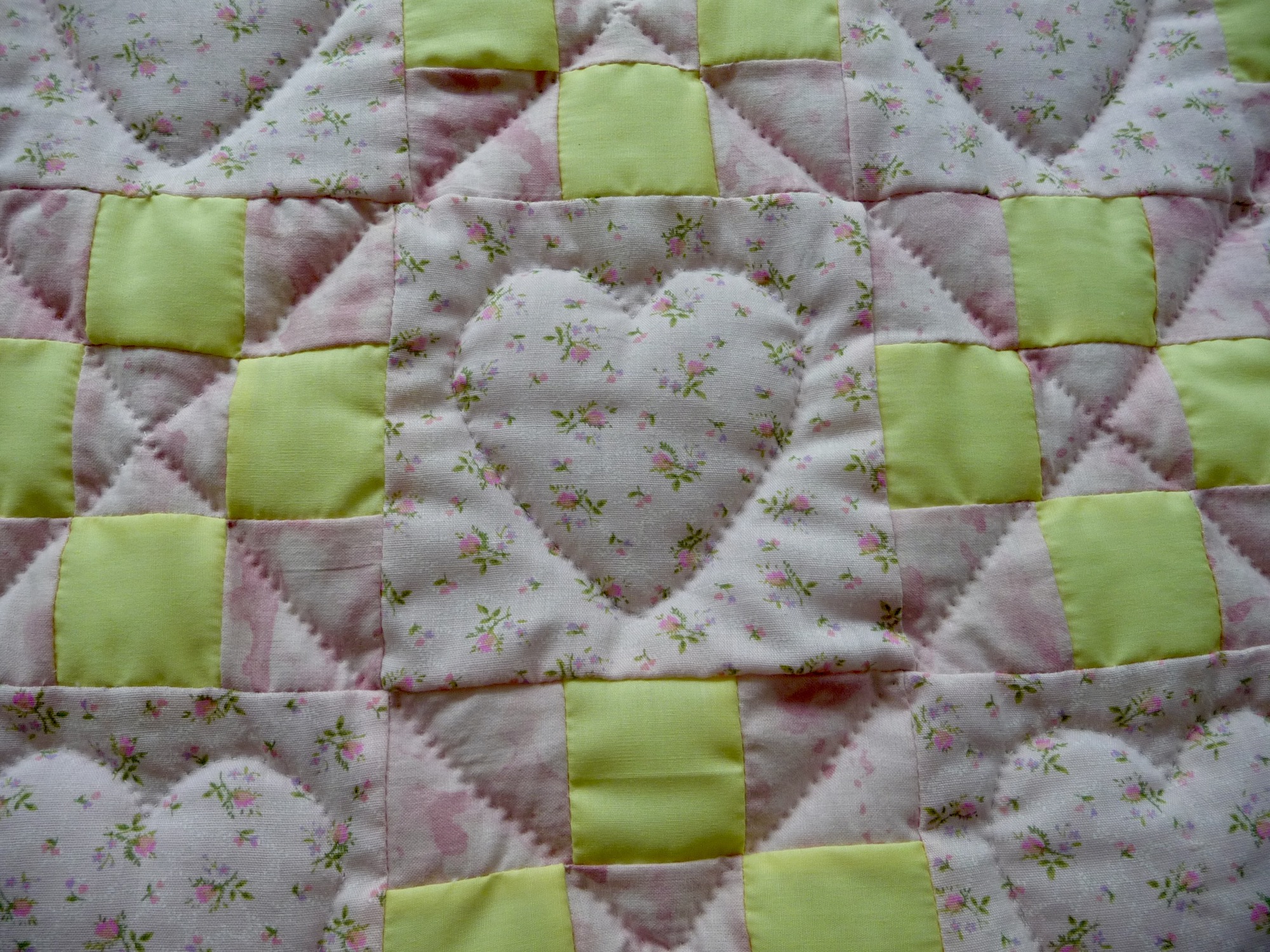 9 Patch Amish Baby Quilt