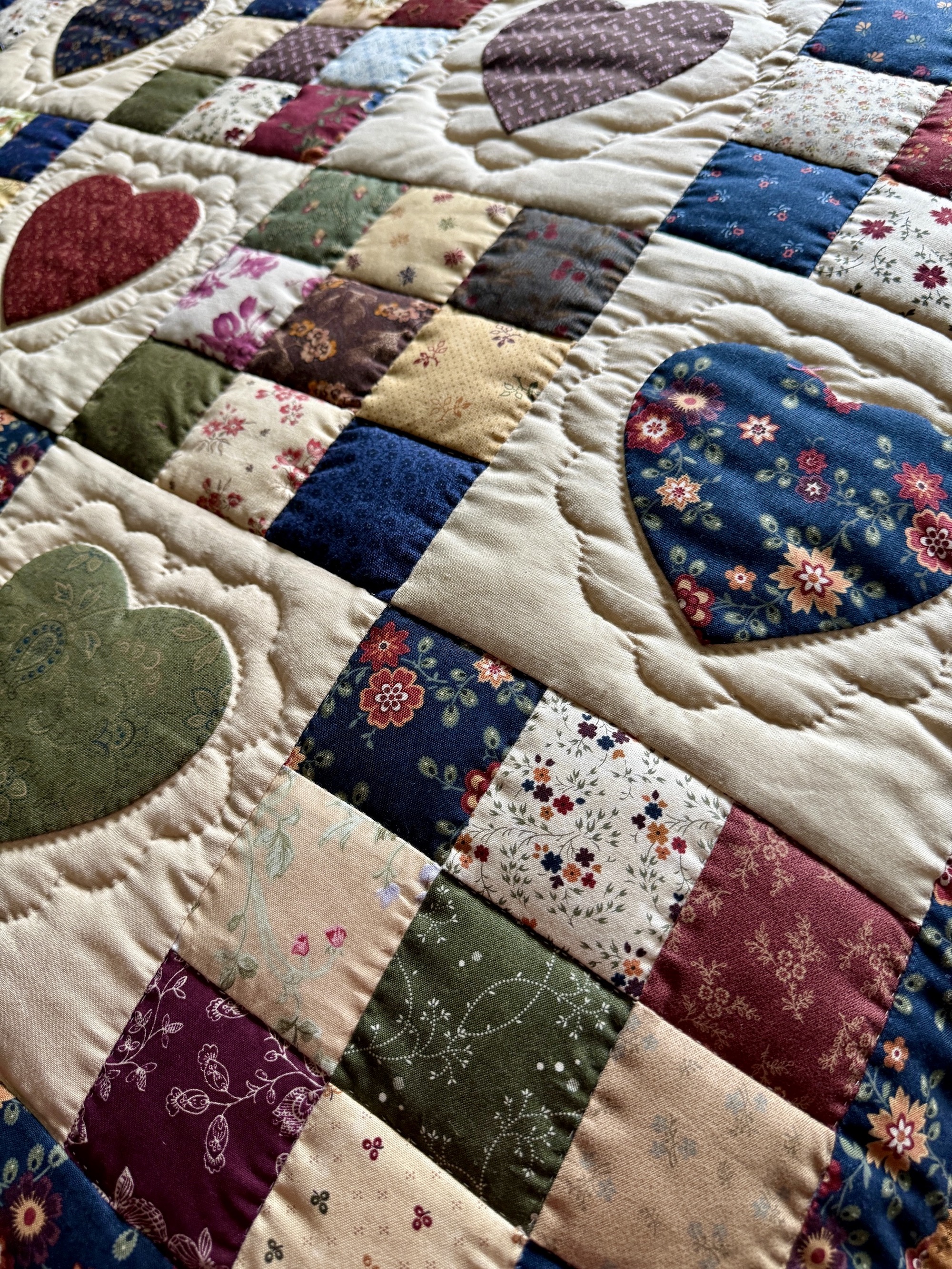 9 Patch Amish Quilt for sale