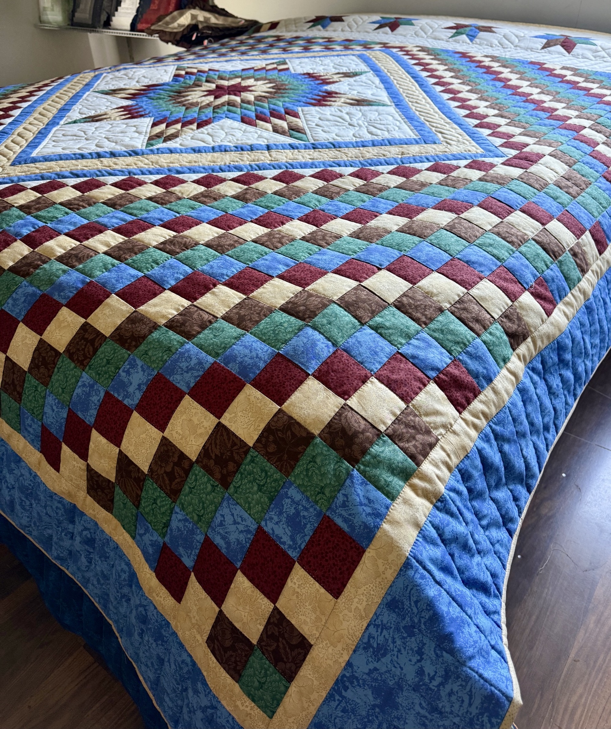 Lone Star Boston Common Amish quilt pattern