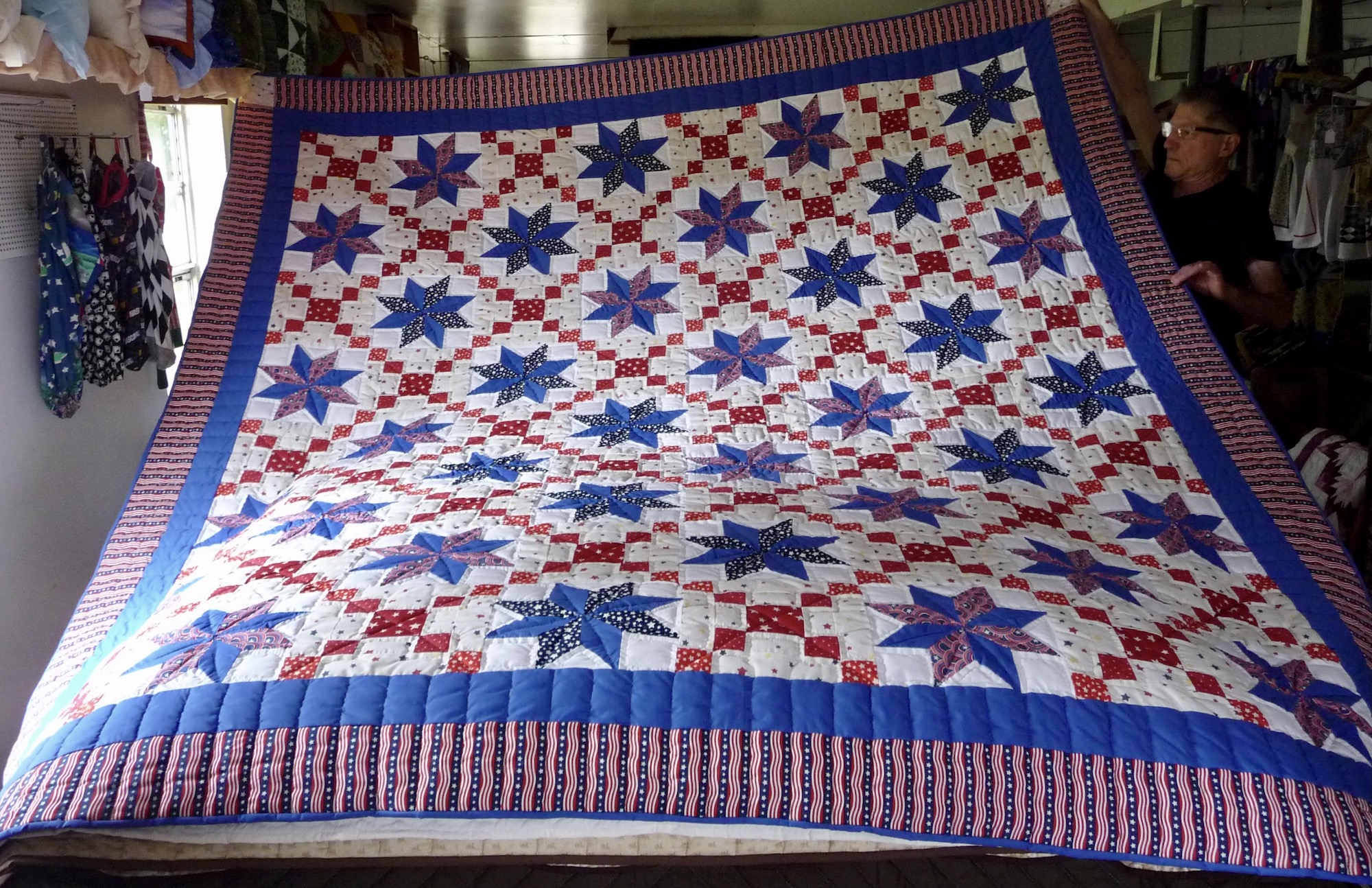 Irish Chain Amish quilts for sale