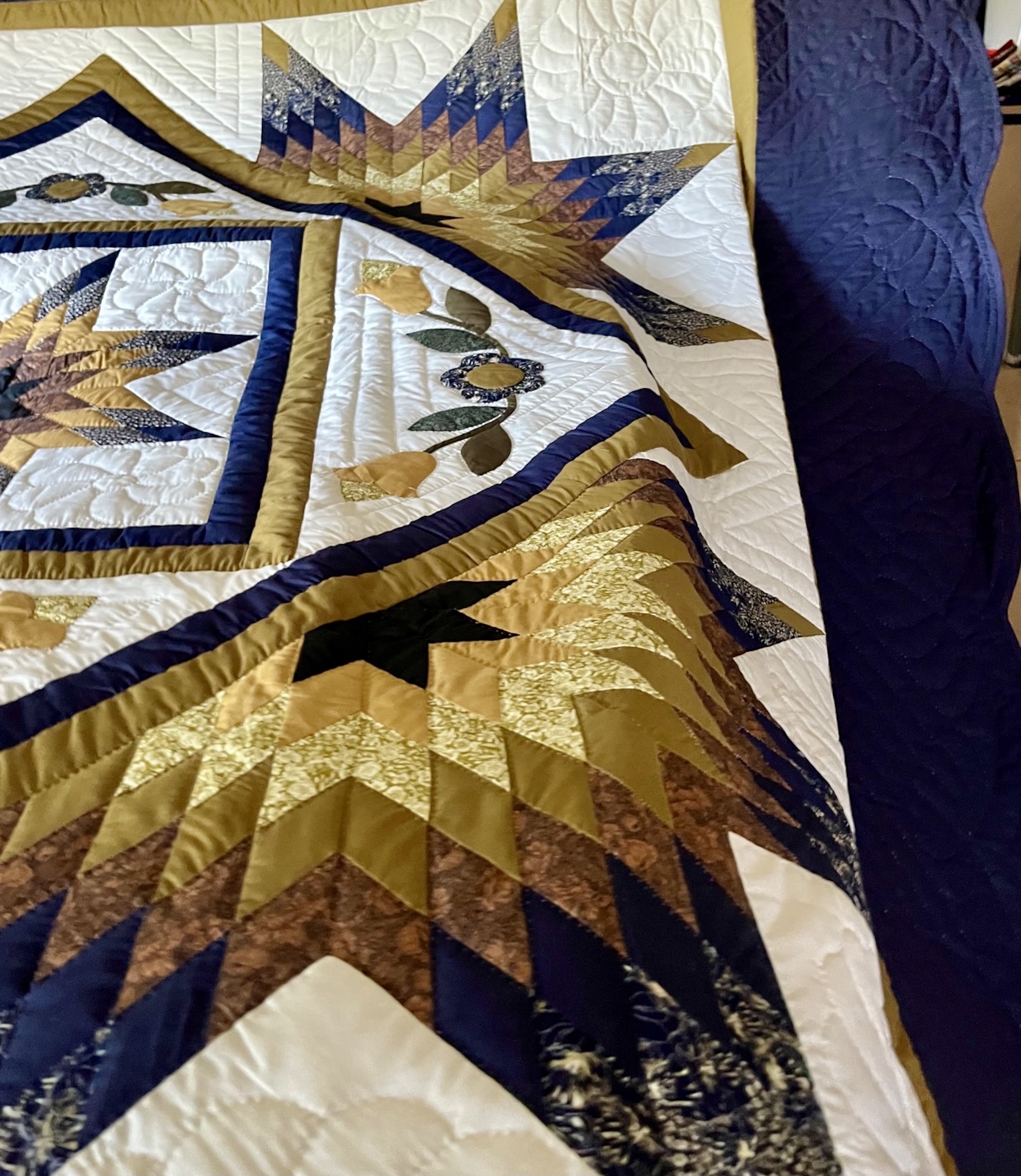 Amish Quilt for sale Split Star Pattern