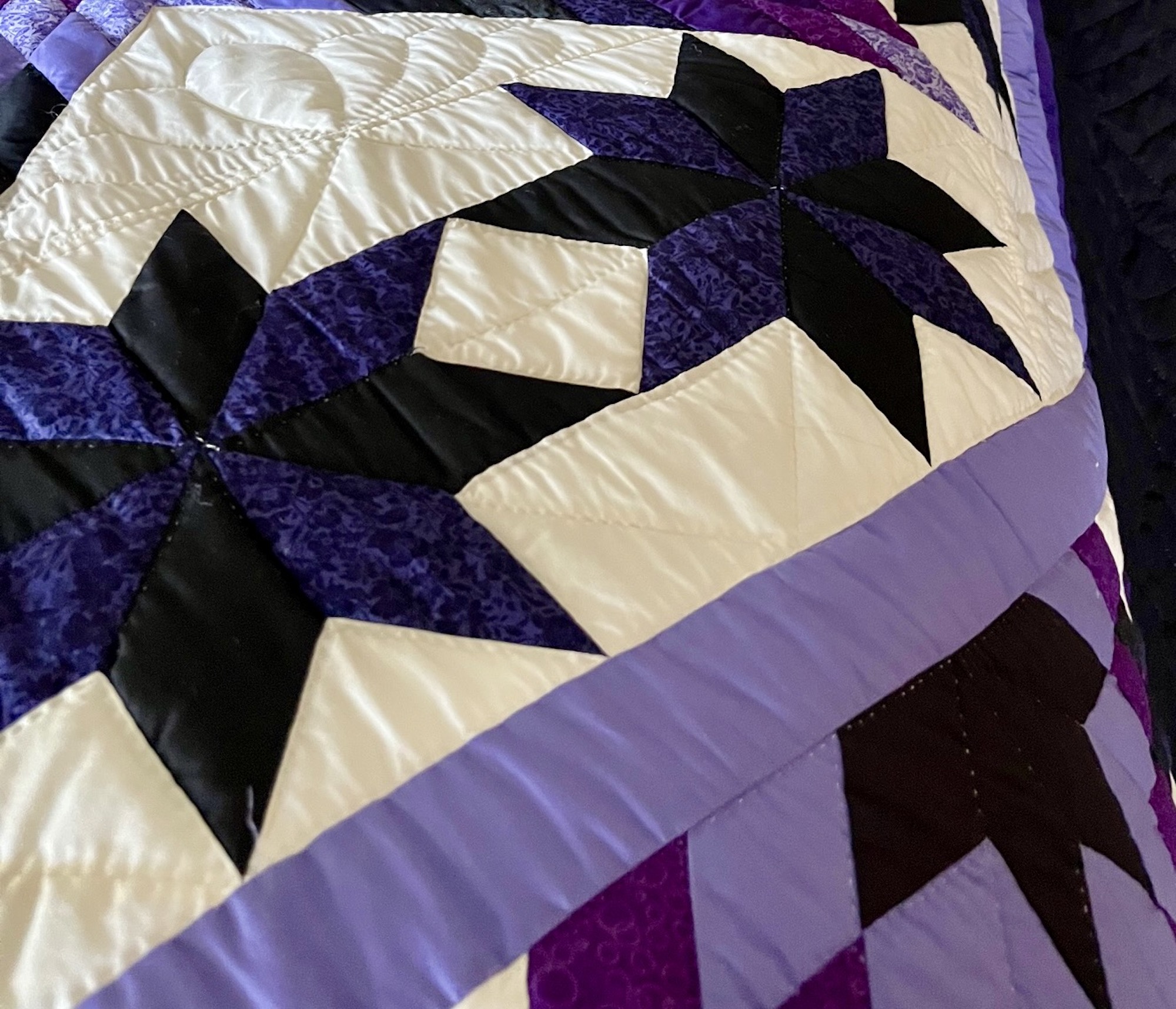 Stars All Around Lone Star quilt variation