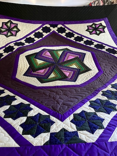 Amish Spin Star Quilt Pattern