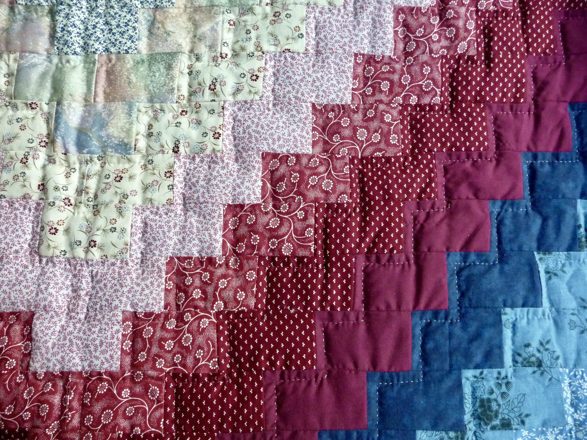 Trip Around the World Amish Quilt for sale