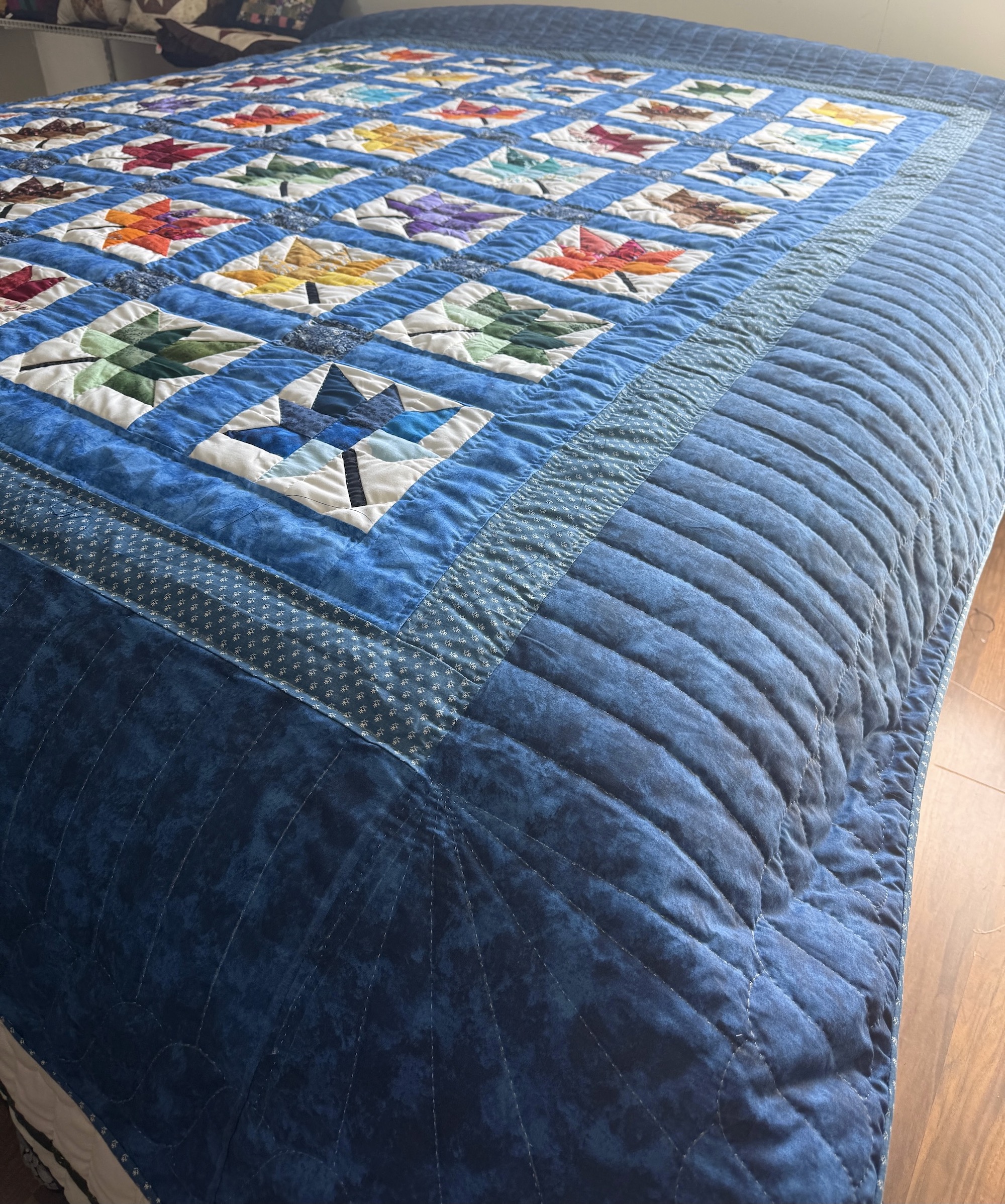 Amish Maple Leaf Quilt