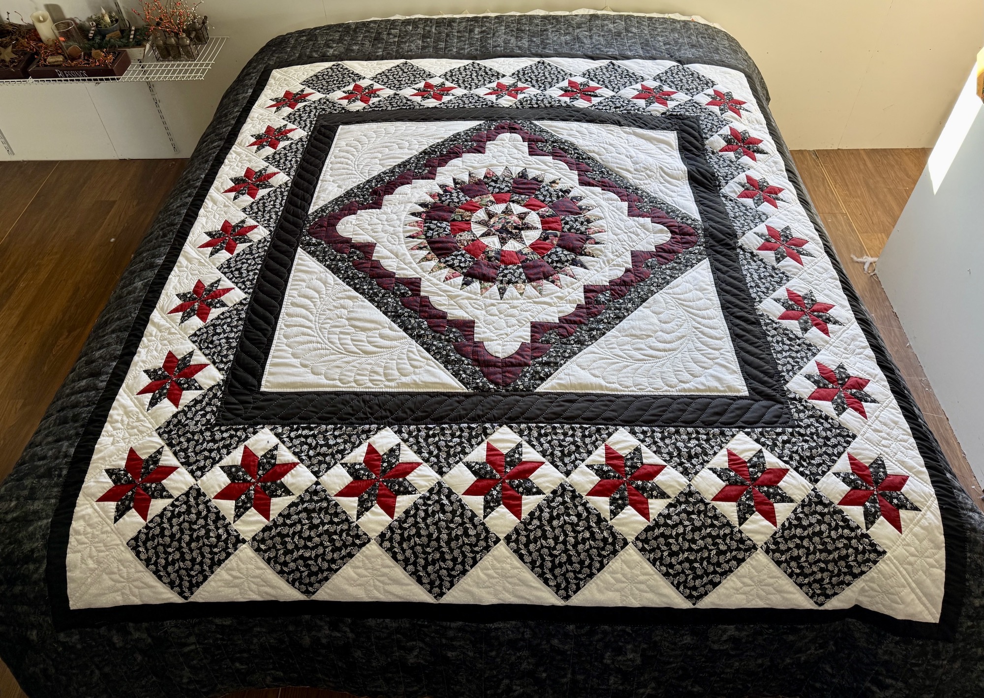 Stars Over the Georgetown Path Amish Quilts for sale