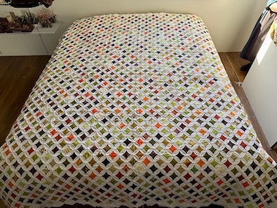 Amish Quilt for sale Cathedral Windows