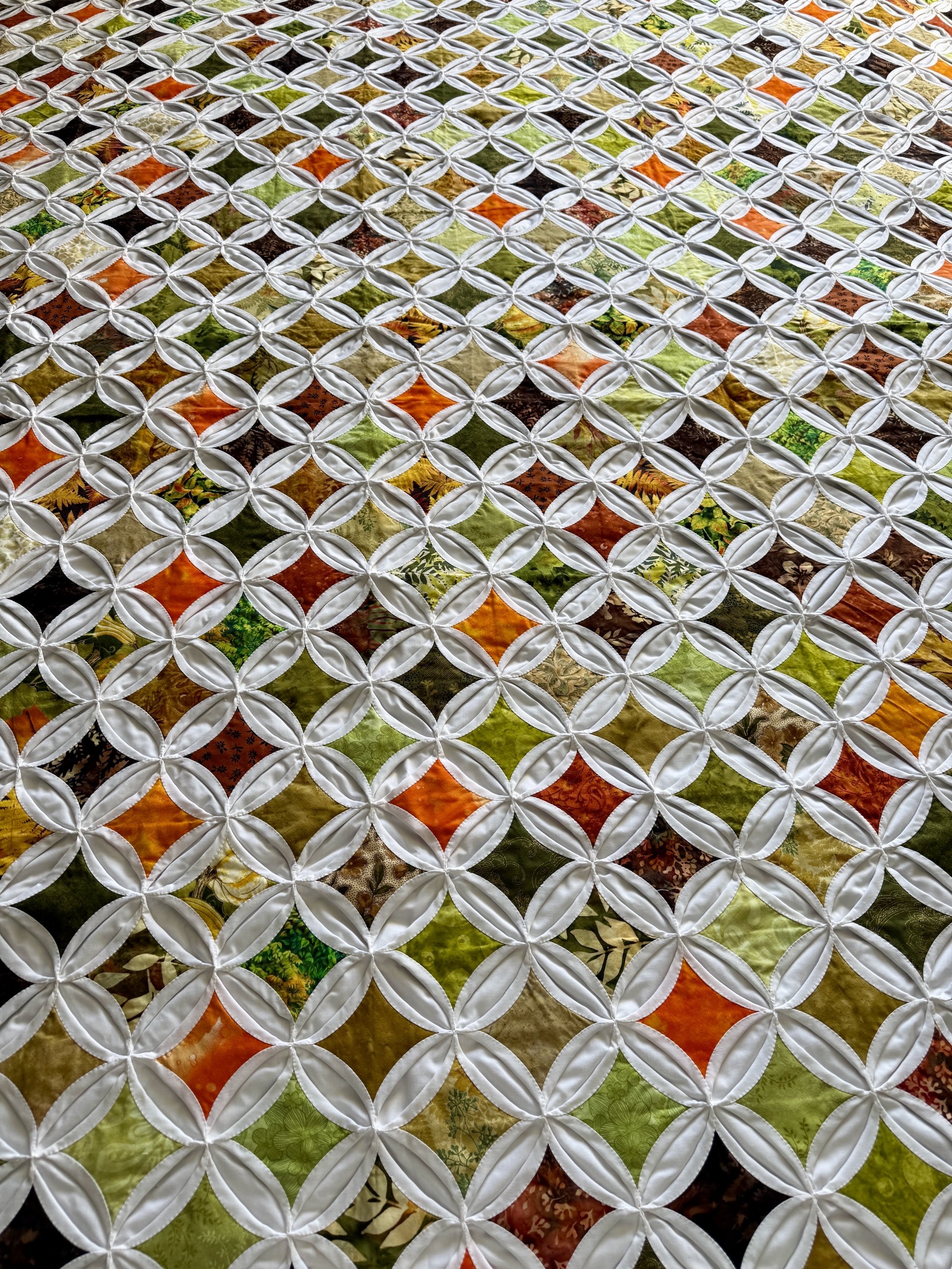 Cathedral Windows Amish quilts for sale