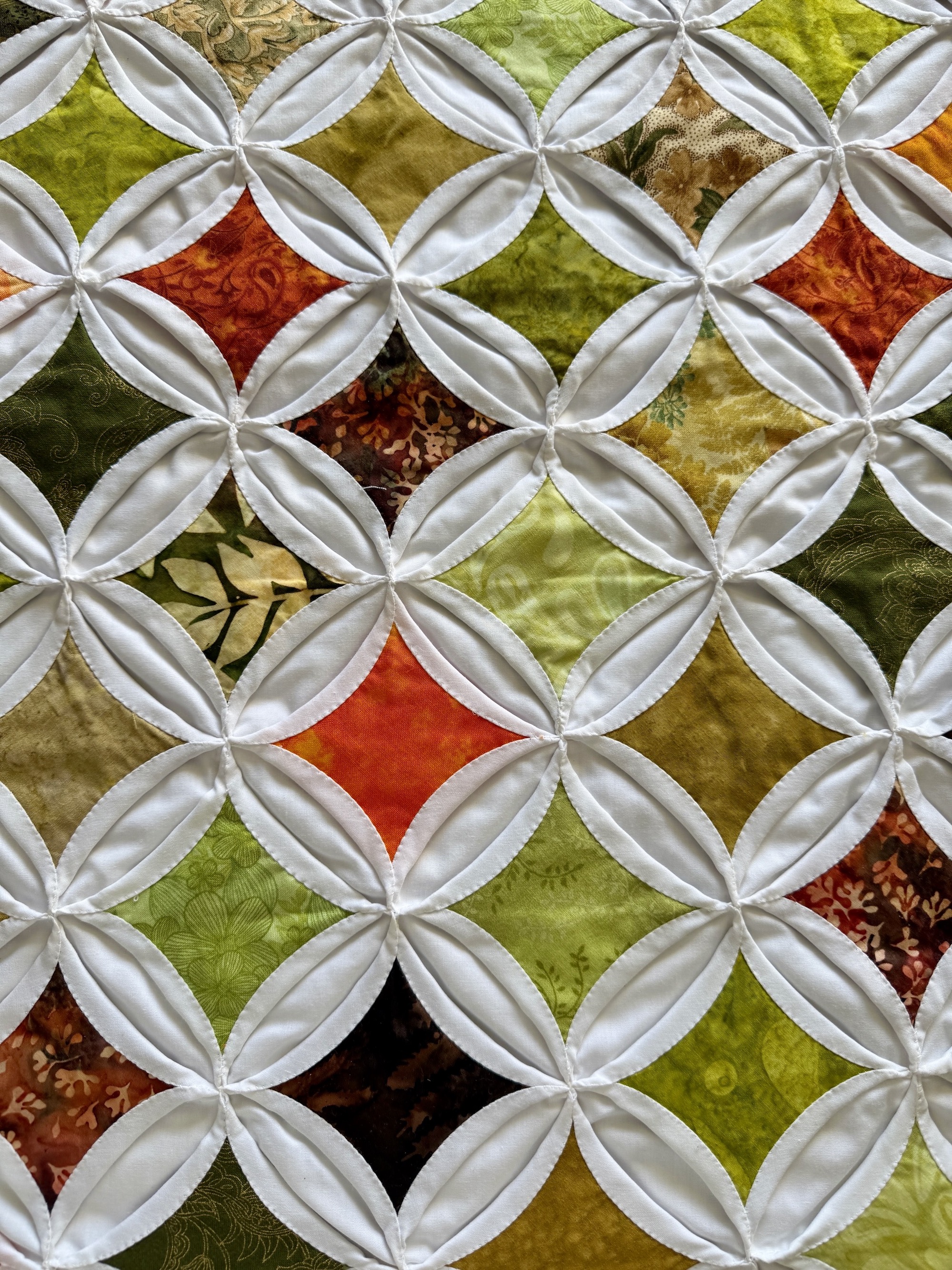 Cathedral Windows Amish quilt for sale