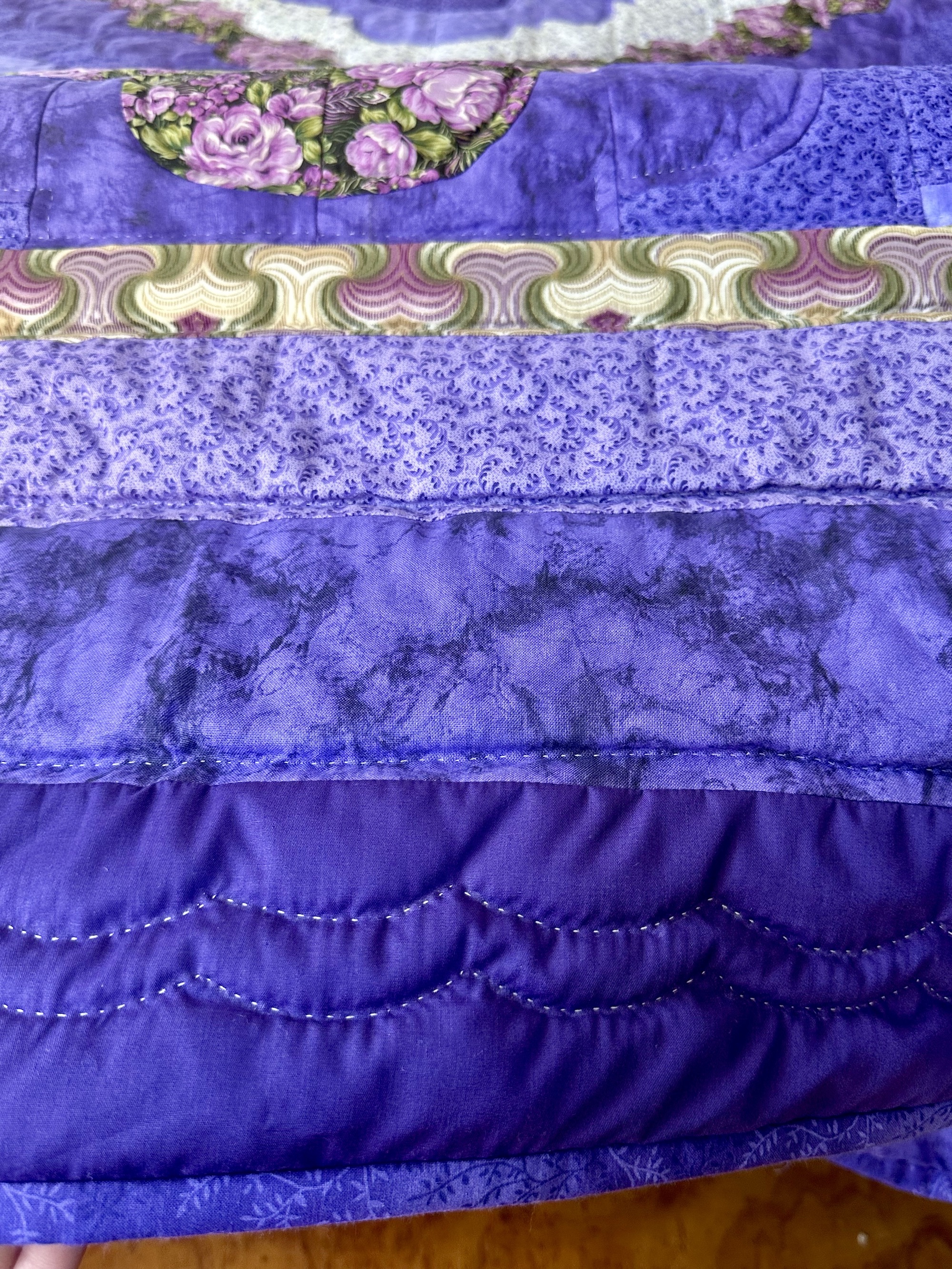 Love Rings Amish quilt for sale