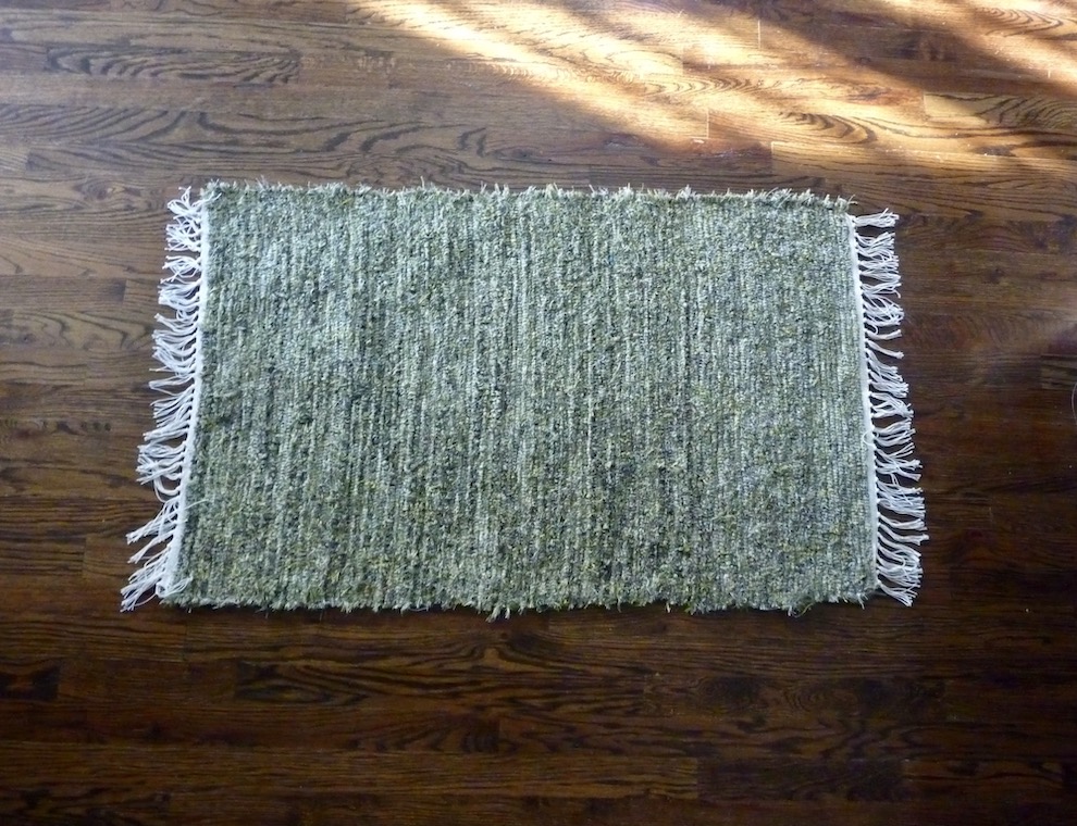Amish handwoven rug for sale