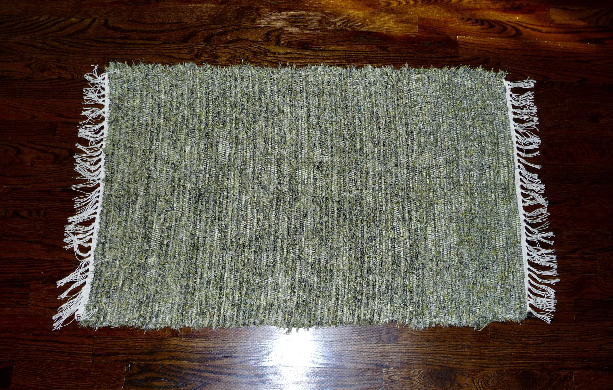 New Amish handwoven rug