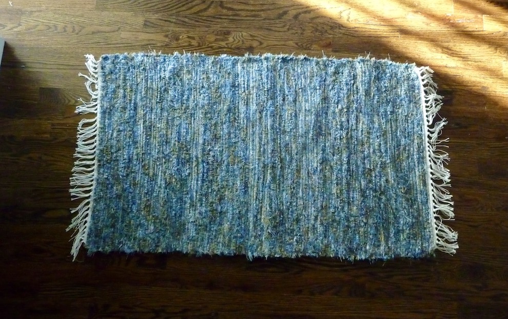 Amish handwoven rug for sale