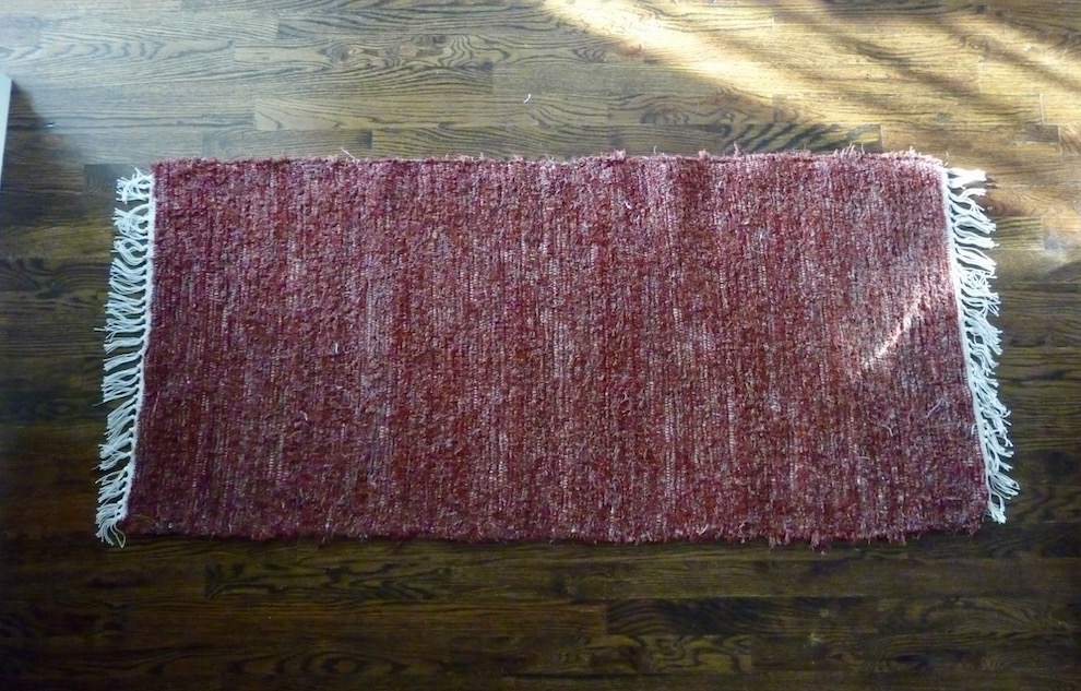 Amish handwoven rug for sale