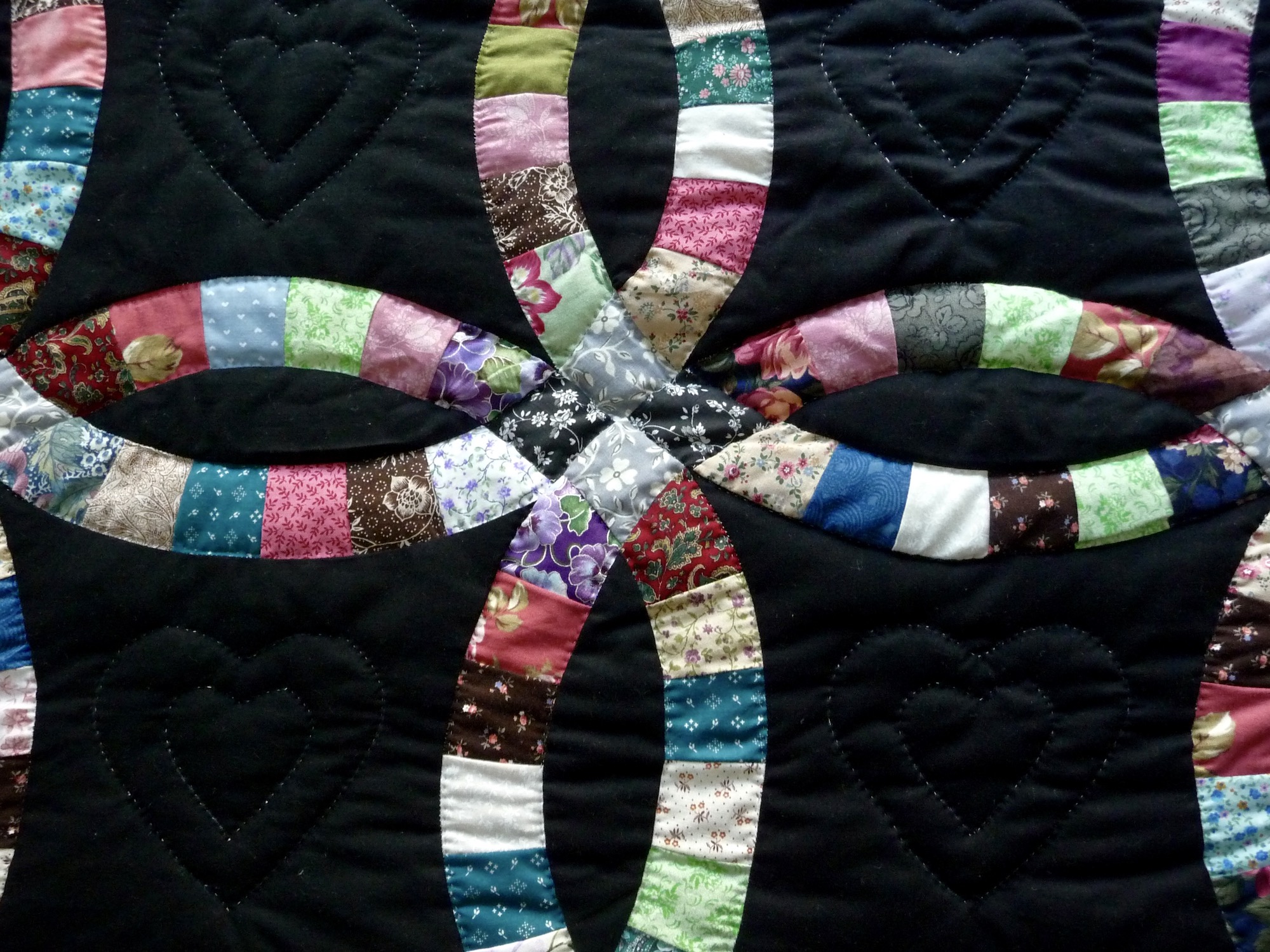 Amish quilt for sale Double Wedding Ring