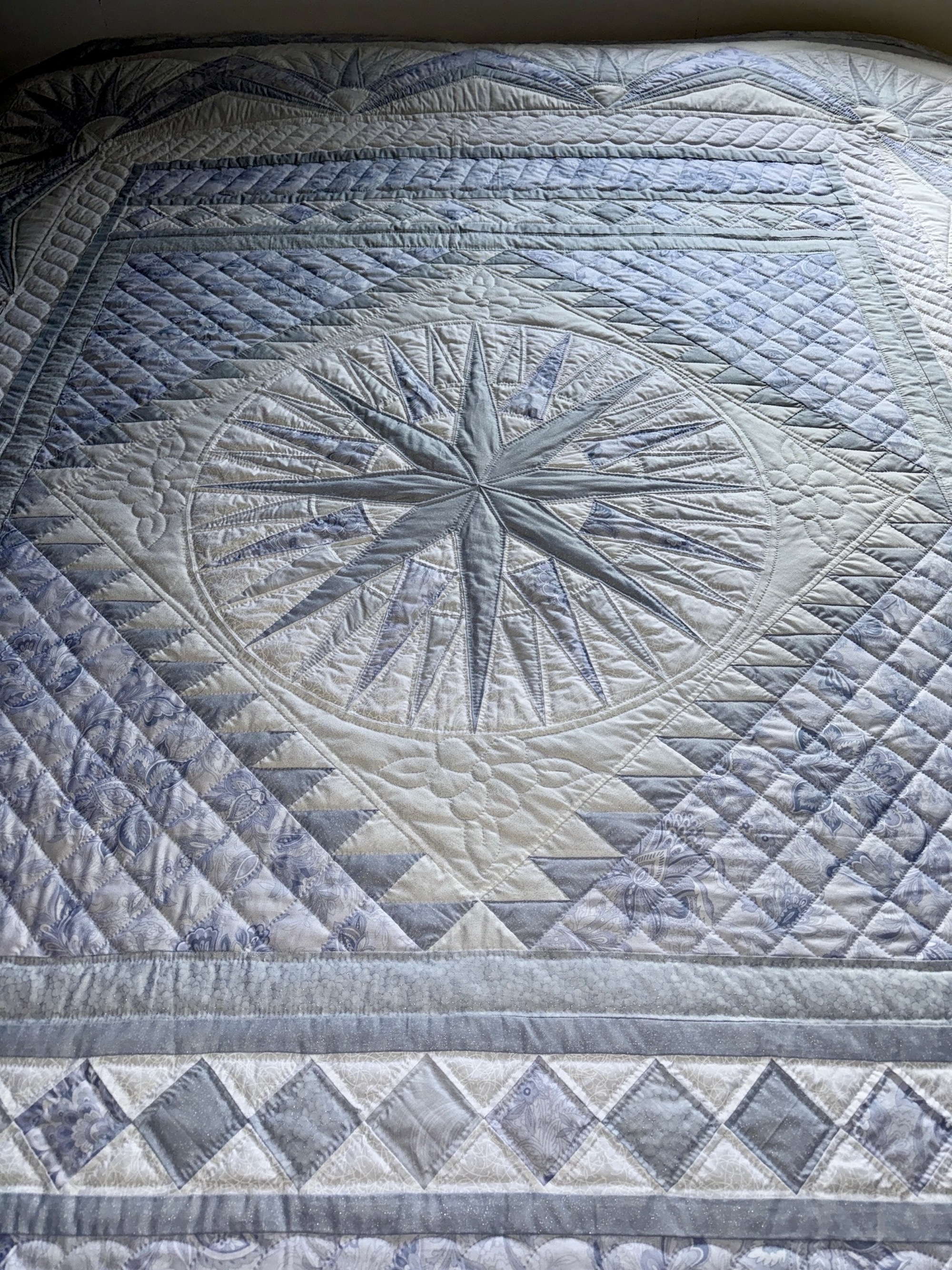 Amish Quilt for Sale Mariners Compass