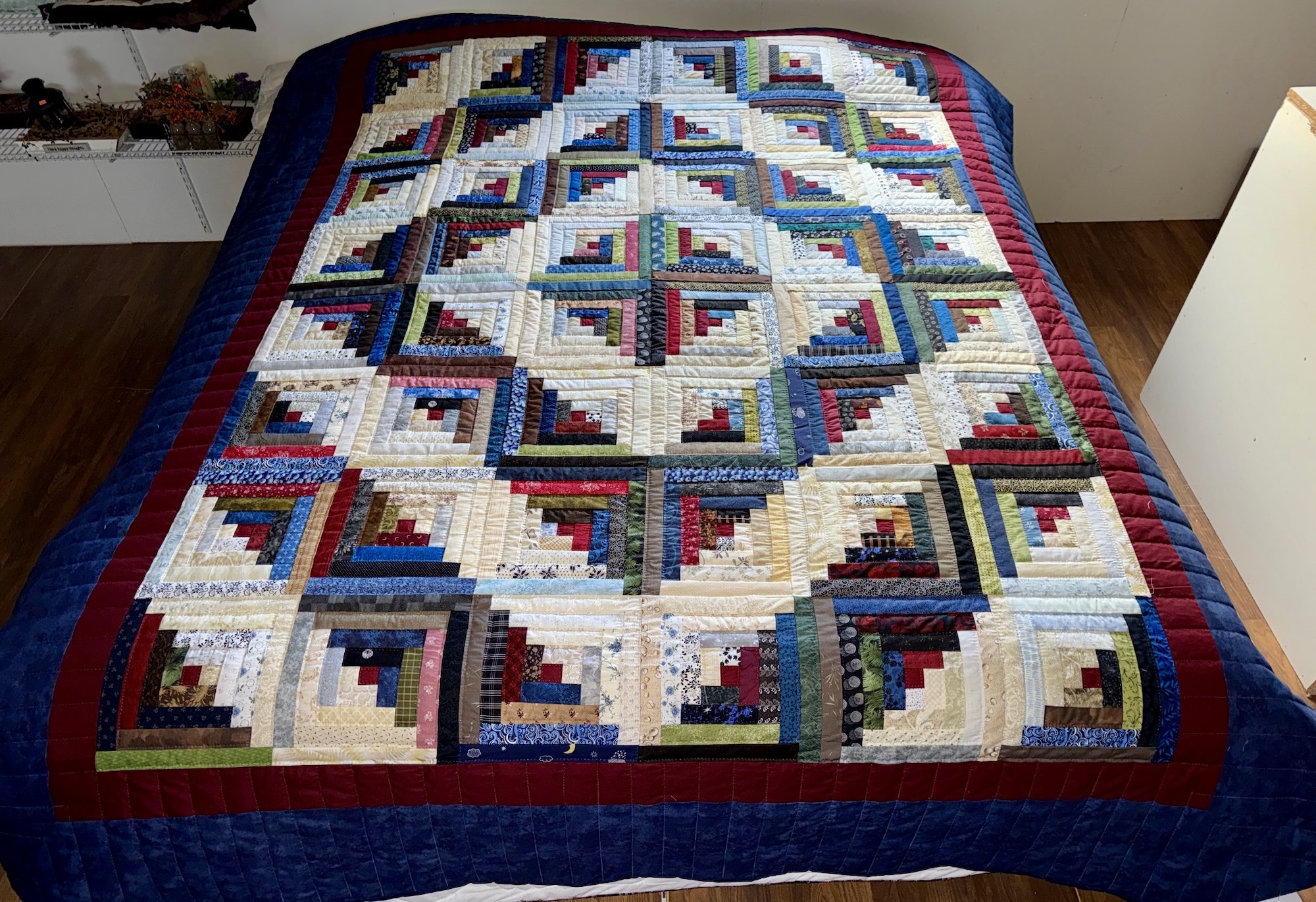 Log Cabin Amish Quilts