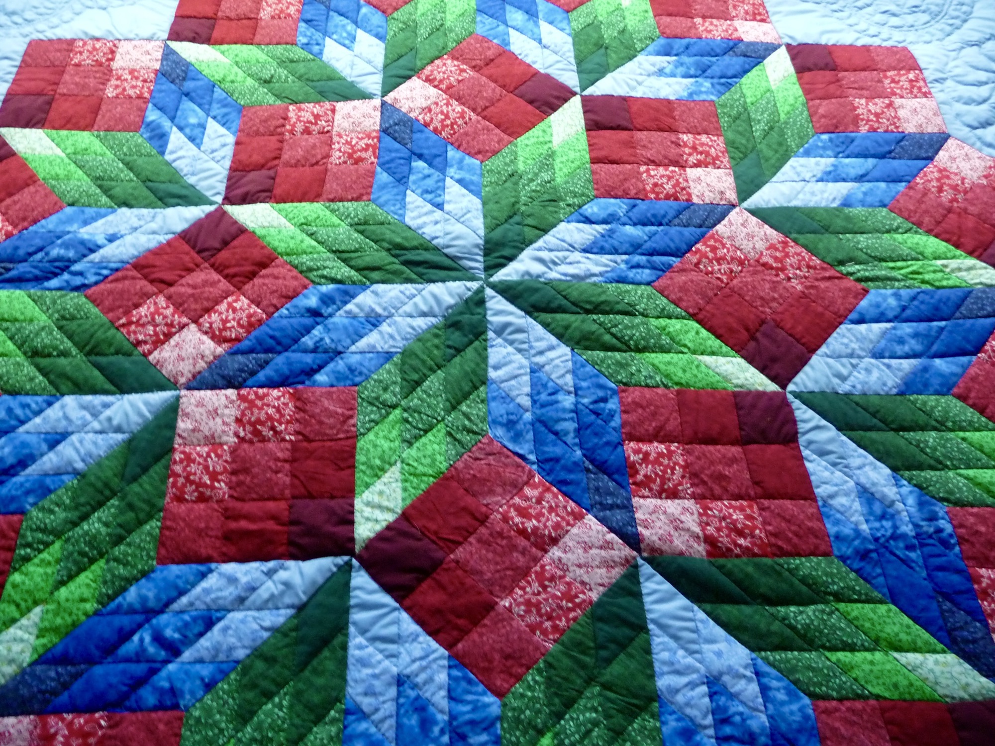 Rubik's Cube Amish Quilt for sale