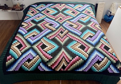 Bargello Amish Quilt for Sale