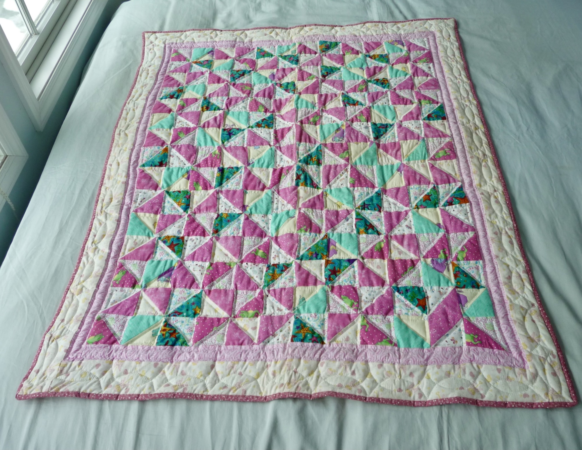 Amish baby quilt for sale