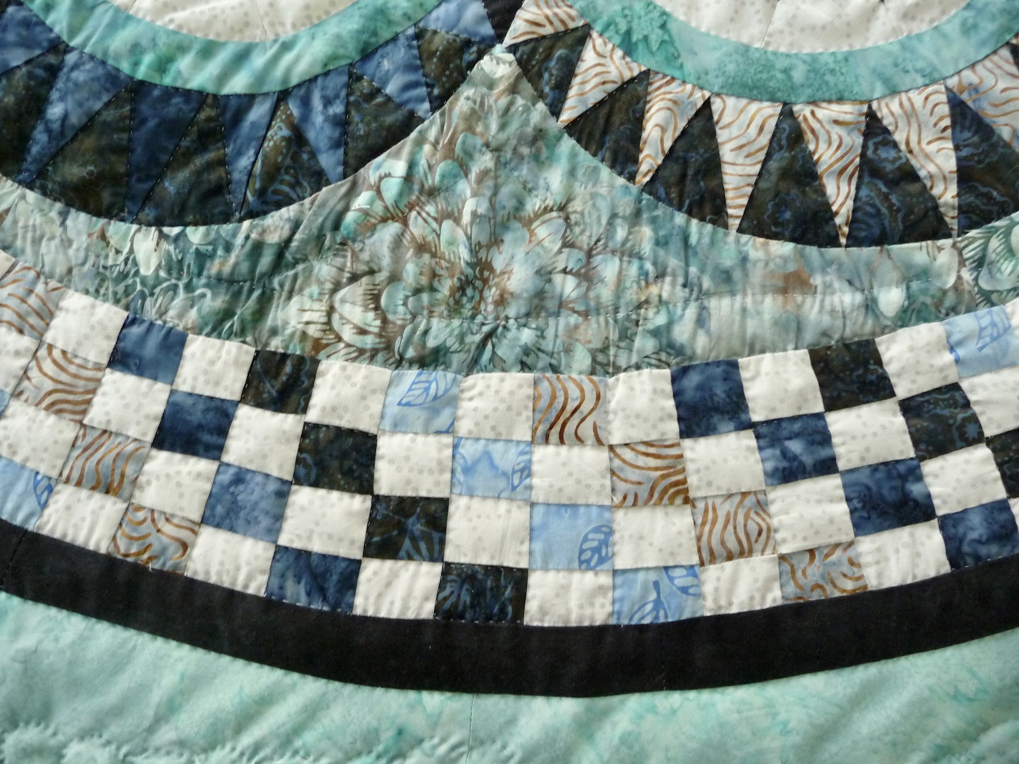 Handmade Amish quilt Starflower Pattern