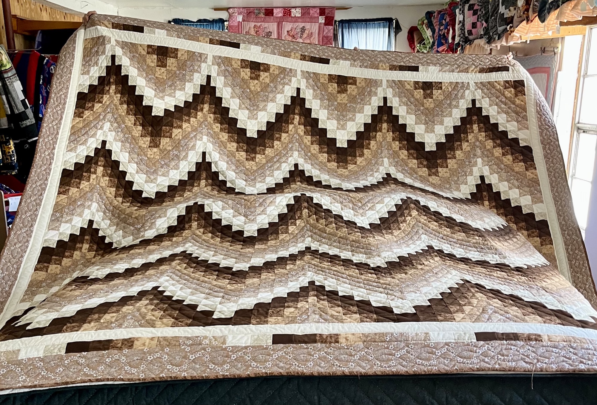 Bargello Amish Quilt for Sale