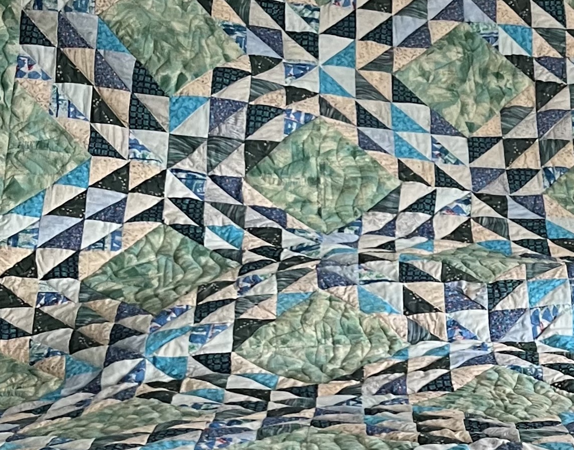 Ocean Waves Amish Quilt for Sale