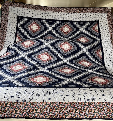 Magic Carpet Amish Patchwork Quilt for sale