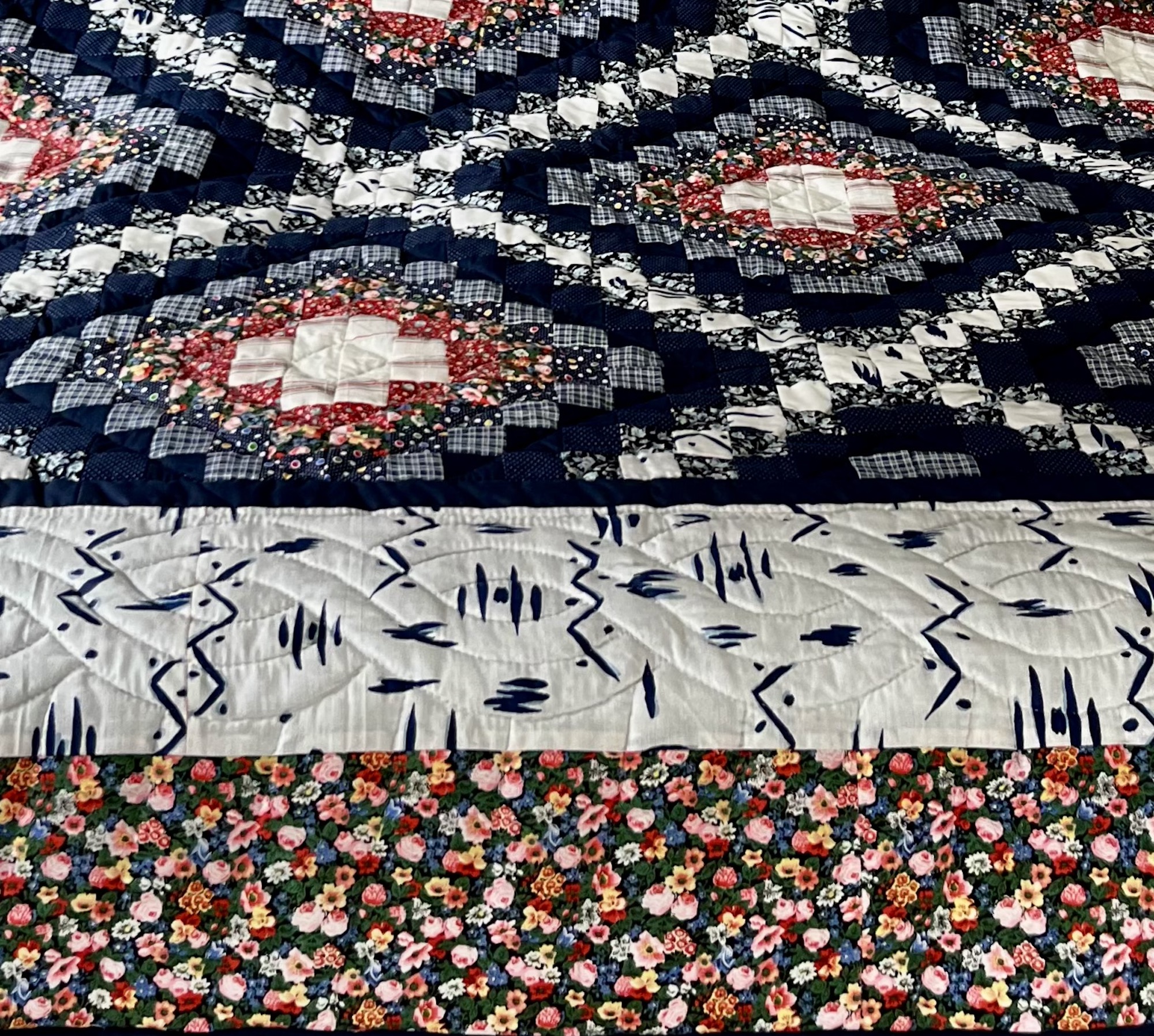 Handmade Magic Carpet Amish Patchwork Quilt