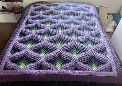 Bargello Mountain Echoes Amish Quilt Pattern