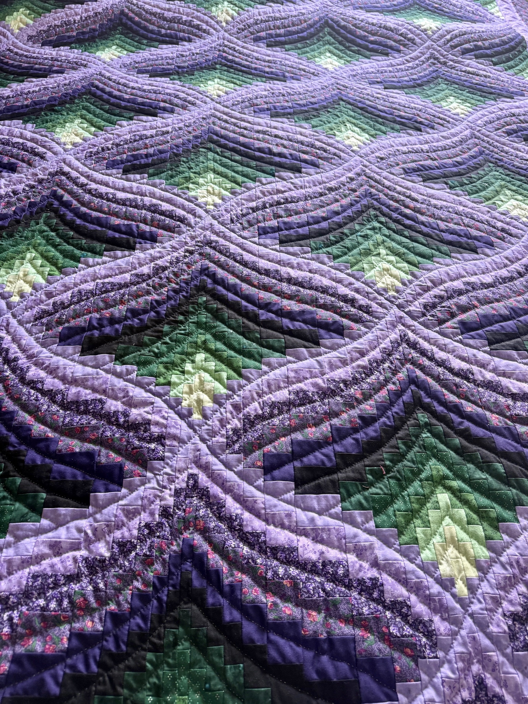 Bargello Mountain Echoes Amish Quilts for Sale