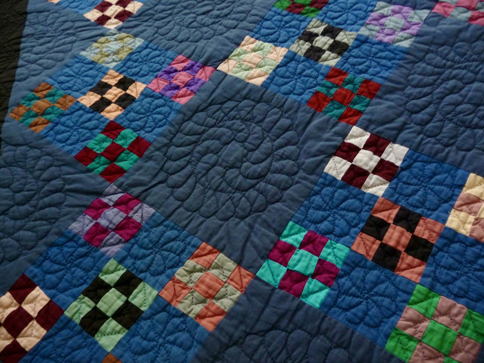 New Amish Queen Quilt for Sale Double Nine Patch